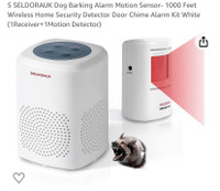 Motion Detector Doorbell with Dog Barking Alarm 
