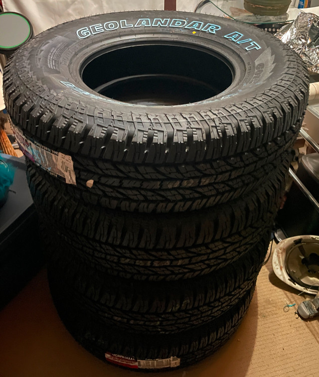 4 NEW 245/75R16 Yokohama Geolandar AT GO15 all terrain tires in Tires & Rims in City of Toronto