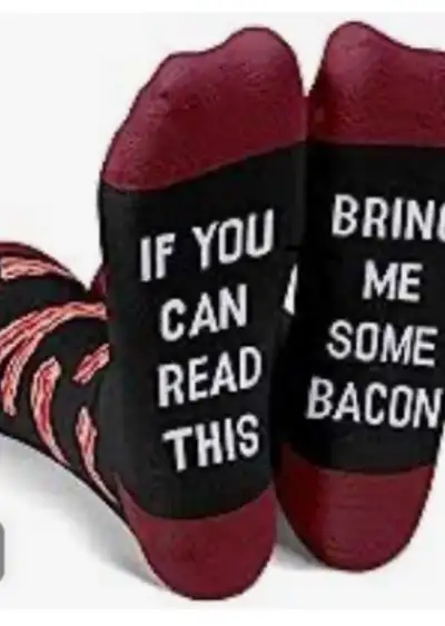 Fun Socks /Bacon/Taco/Martini, View more