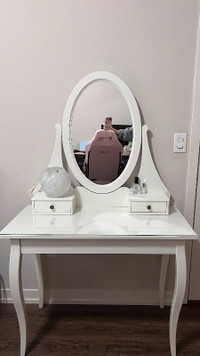IKEA dressing table/makeup vanity with mirror