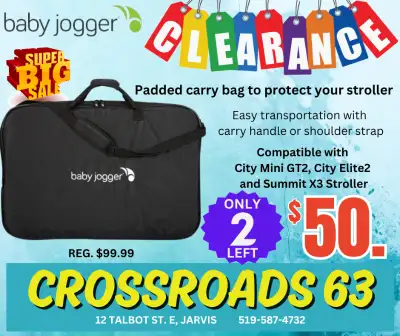 STORE CLOSING CLEARANCE! BABY JOGGER SINGLE STROLLER CARRY BAG, View more