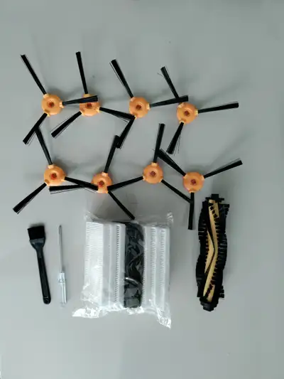 Replacement Parts for Ecovacs DEEBOT N79 Robotic Vacuum Cleaner: 1 Main Brush 6 Filter 8 Side Brush...