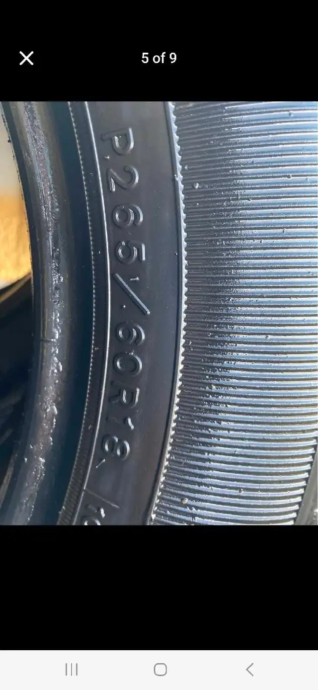 Set of 4 GOOD YEAR all season tires (265 60 18)Good condition in Tires & Rims in Oakville / Halton Region - Image 7