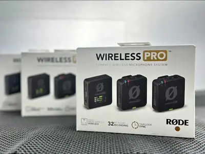  SEALED Rode Wireless Pro | 32-Bit Float | Timecode |$379 EACH, View more