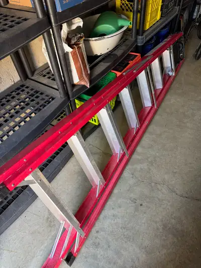 Featherlite 8’ fiberglass ladder, View more