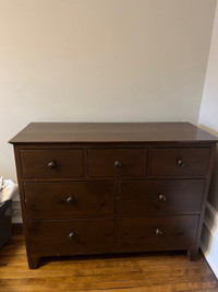 Large 7 drawer chest brown