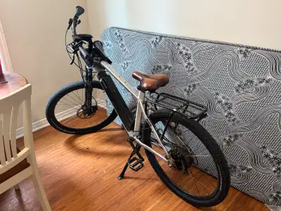 Hi, I have a electric bicycle for sale and selling because moving to new province and its barely use...