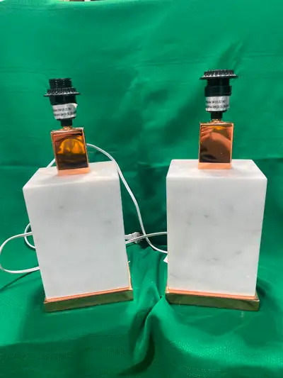 Marble and Copper Lamps, View more