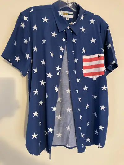 Tipsy Elves Button up Stars and Stripes Shirt, View more