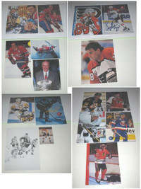 Hockey 17 Images Découpées / Hockey Player Clippings Lot 17