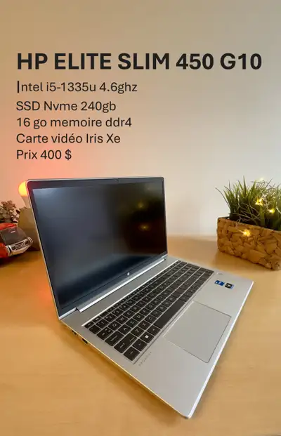 HP PRO LAPTOP SLIM NVME 450 G10 I5-1335U 16GB, View more