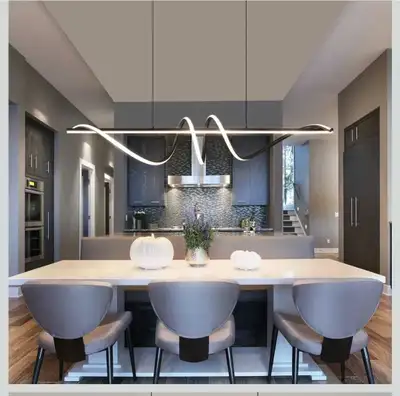 LED Swirl Chandelier, View more