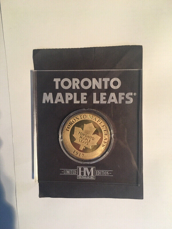 NHL Toronto Maple Leafs Monnaie Highland Mint Hockey Collection dans Art et objets de collection  à Laval/Rive Nord