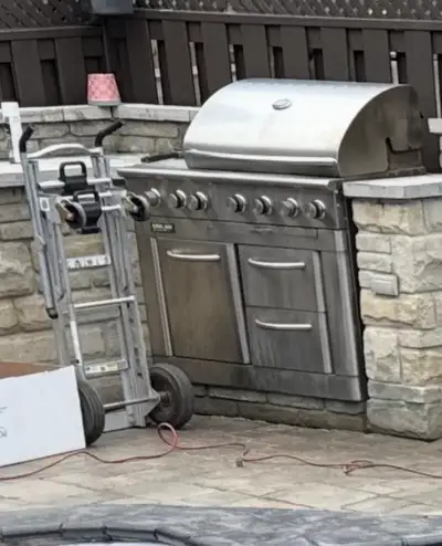 Stainless Steel BBQ Natural gas Needs new home asap Call John 647-231-3997 Best offer takes it home