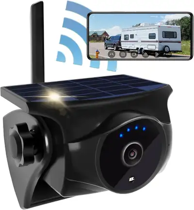 NEW Solar Magnetic Waterproof Rear/Front Night Vision Camera, View more