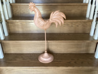 Tin rooster.