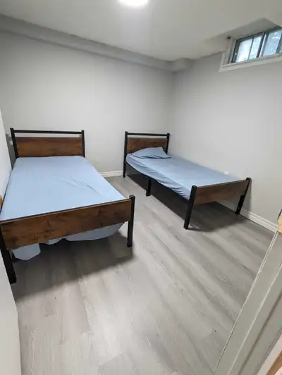 Room for 1 boy in Sharing in a 1BHK basement apartment with separate entrance available . Rent $ 450...
