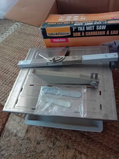 7" Tile Wet Saw - Workforce, View more