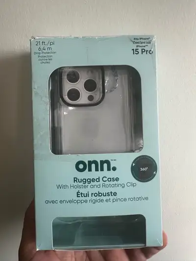 iPhone 15 Pro Rugged Case brand new pickup only @ Glynn rd ajax , View more