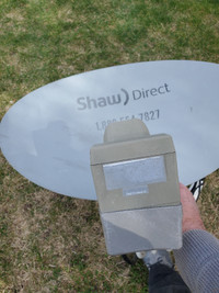 Shaw Satellite dish and receiver