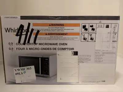0.9 Cu. Ft. Capacity Countertop Microwave 900 Watt Cooking Power, View more