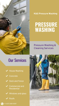 Revitalize your home with a pressure wash!