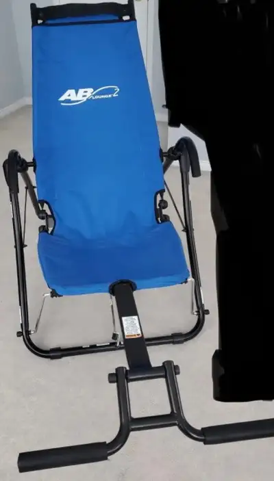 This is for the AB Lounge 2 chair for stomach exercises. It has never been used. You can fold it fla...
