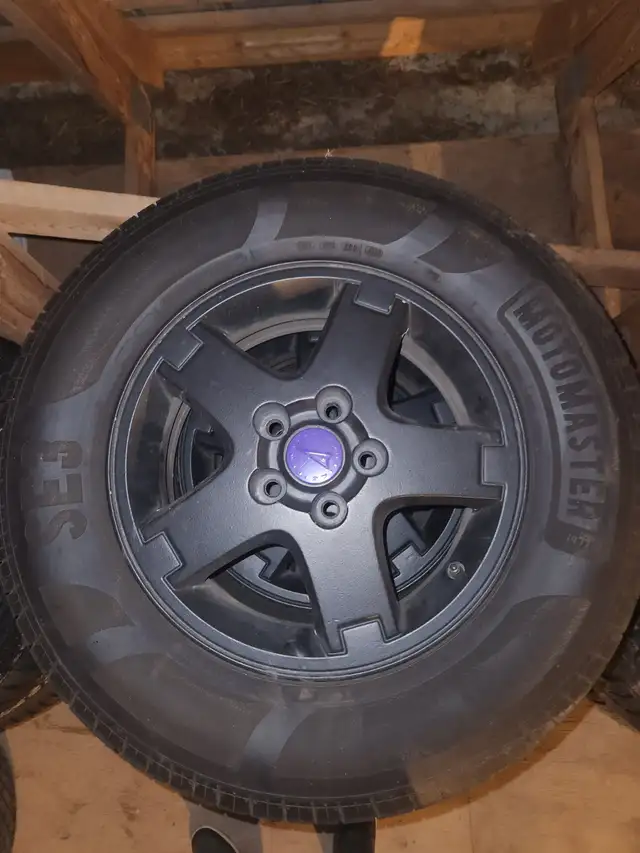 A/S Tires on Aluminum Rims 5x115mm 235/65/16 $500obo in Tires & Rims in Owen Sound - Image 2