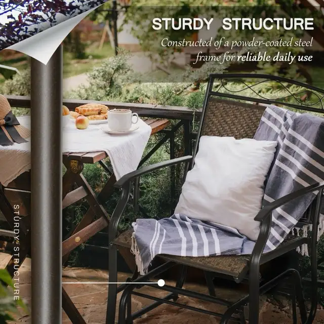 $49-$98, Outdoor Glider Chair, Porch Glider, Patio Rocker in Patio & Garden Furniture in Markham / York Region - Image 6