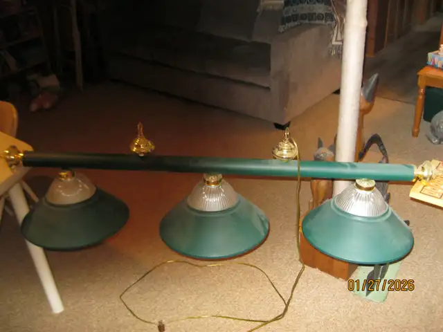 Pool table light fixture $100 in Indoor Lighting & Fans in Kitchener / Waterloo - Image 2