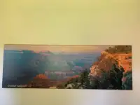 Scenic Grand Canyon view on plaque