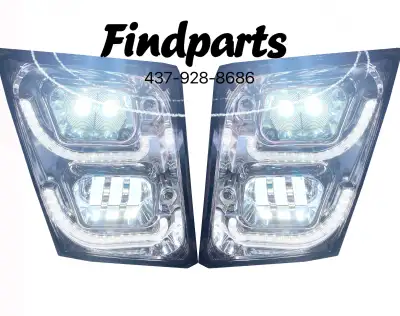 Volvo VNL Led Fog Lights fit 2003-2017 ON SALE!!!! multiple design, Black and Chrome available. One...