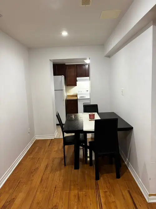 Spacious one bedroom basement apartment with separate entrance. Private kitchen and bathroom. Close...