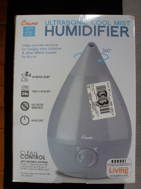 Ultrasonic Cool Mist Humidifier in Heaters, Humidifiers & Dehumidifiers in Brockville - Image 2