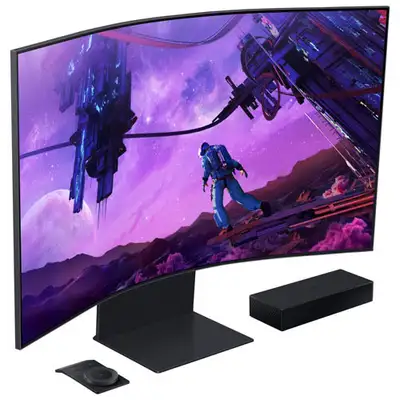 55" Samsung Odyssey Ark 4K 165Hz Curved Gaming Monitor LIKE NEW!, View more