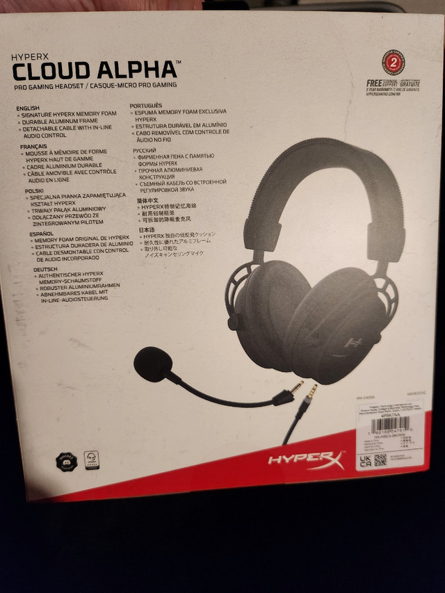 HyperX Cloud Alpha Gaming Headset in Speakers, Headsets & Mics in Hamilton - Image 2
