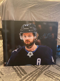 Large Josh Morrissey autographed limited edition canvas with COA