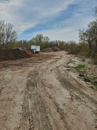 Topsoil/compost dump yard