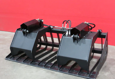 Skid Steer Rock Grapple Bucket | Skid Steer Attachment, View more