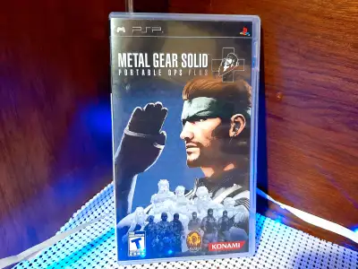 Metal Gear Solid Portable Ops Plus Game PSP Playstation, View more