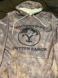 Yellowstone Dutton Ranch pullover hoodie size XXL 