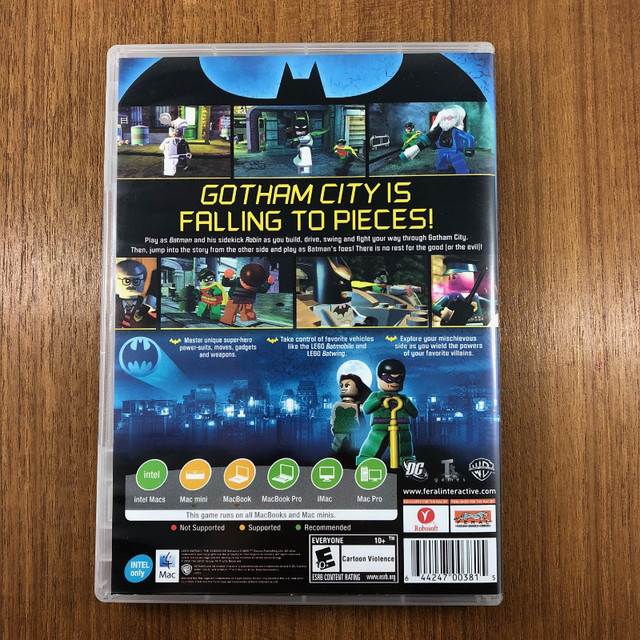 LEGO - Batman The Video Game - Mac Apple - Gotham DVD in Toys & Games in Delta/Surrey/Langley - Image 4