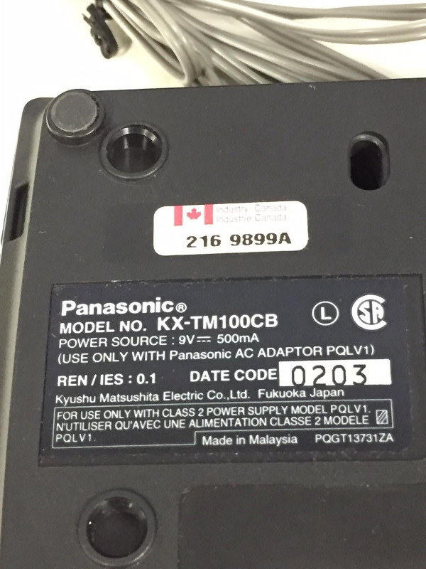 répondeur Panasonic KX-TM100CB dans Téléphones résidentiels et répondeurs  à Drummondville - Image 2