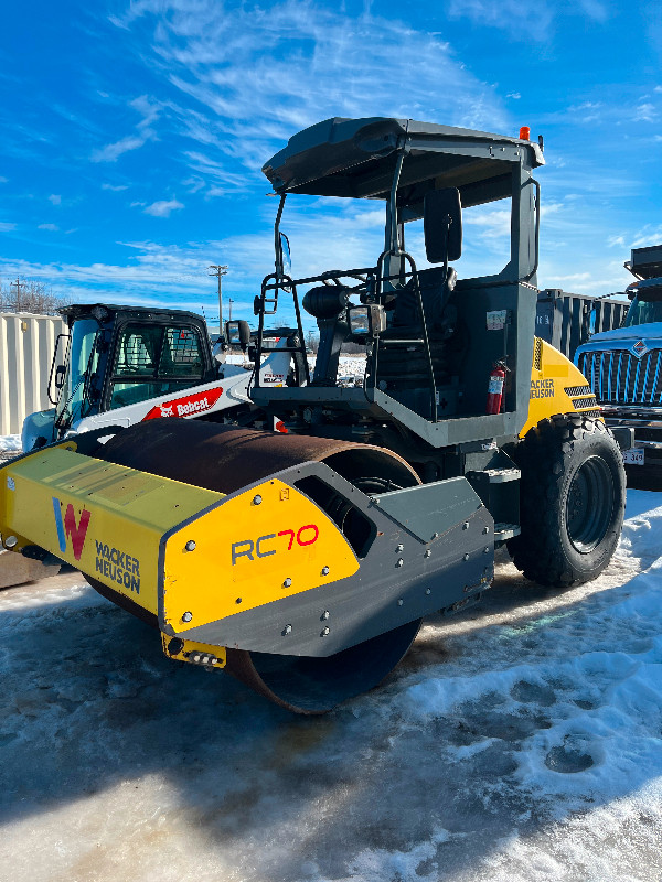 2018 Wacker RC-70 Ride on roller Smooth drum compactor in Other Business & Industrial in Moncton - Image 3