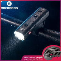 ROCKBROS – Lumière de vélo étanche et rechargeable par USB, lamp