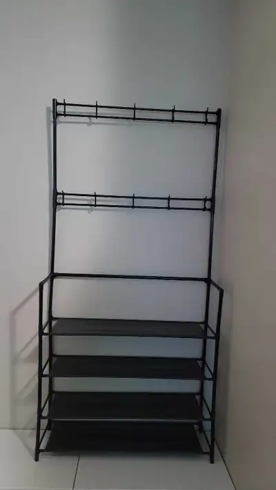 Standalone Entryway Storage Suitable for Hanging Clothes/Hats/.., View more