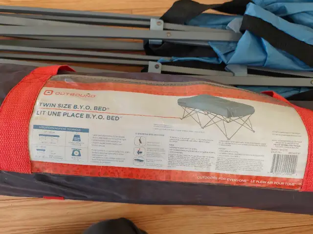 Outbound Portable BYO Folding Inflatable Camping Cot Bed in Fishing, Camping & Outdoors in Charlottetown - Image 3