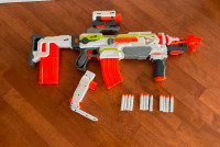 Nerf Modulus 10 fléchettes, 2 chargeurs et accessoires