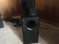 Bose Surround Speakers (5) + subwoofer + 2 stands