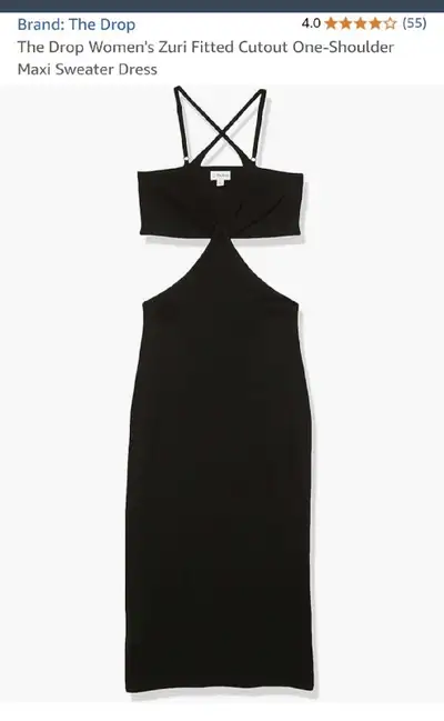 4X-Cut Out Maxi Sweater Dress, View more